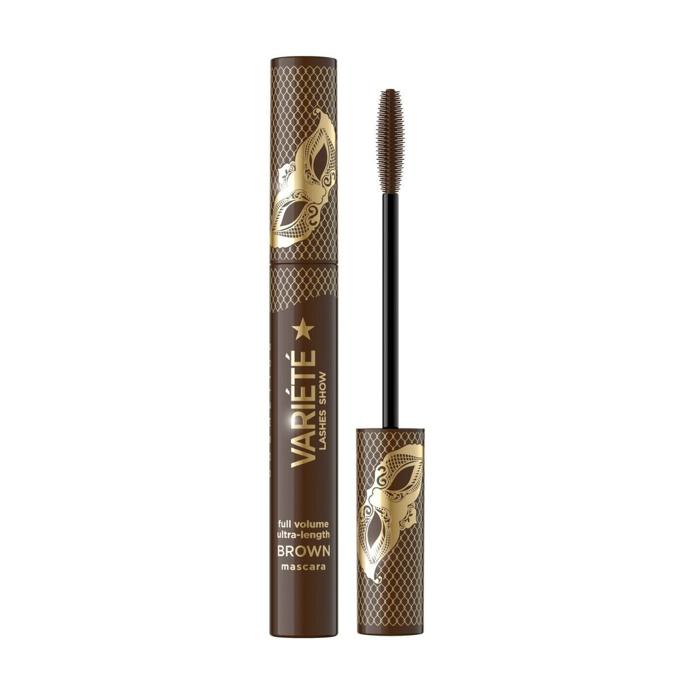 Туш для вій Eveline Cosmetics Variete Lashes Show Full Volume Ultra-Length Mascara, Brown, 10 мл